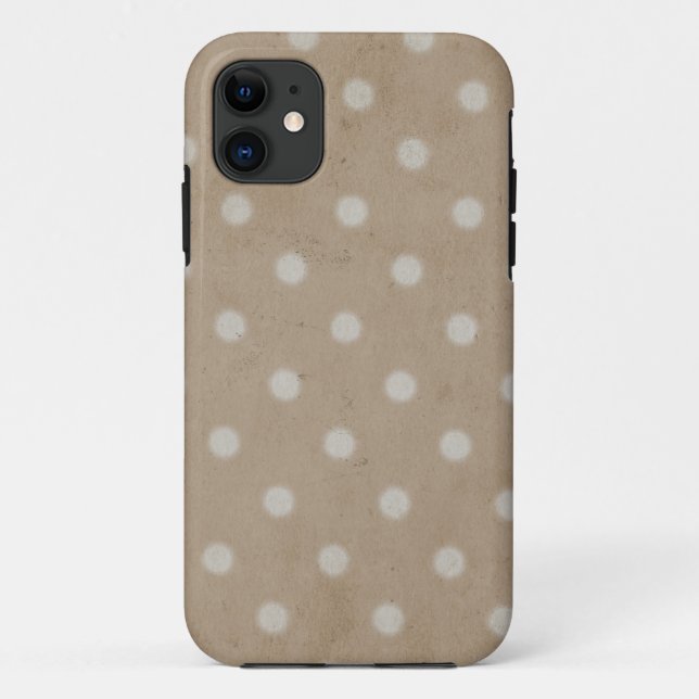 Étui iPhone à pois (Dos)