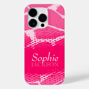 Étui iPhone animal graphique rose