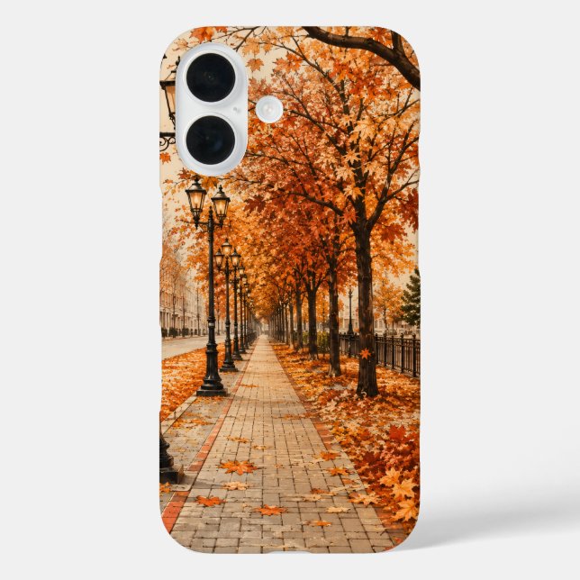 Étui iPhone Autumn Street (Verso)