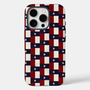 Étui iPhone avec drapeau rustique du Texas