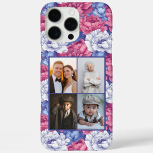 Étui Iphone avec photo de pivoines violettes pour