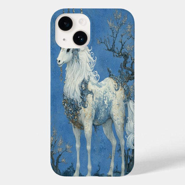Étui iPhone Azure Kirin 🦄 (Verso)