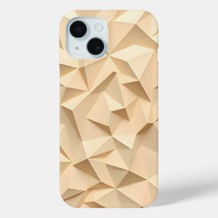 Étui iPhone Beige Design Minimaliste 3D