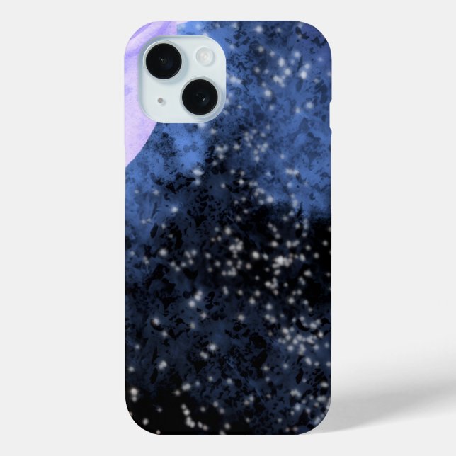 Étui iphone Blue Galaxy | housse d'esthétique spat (Verso)
