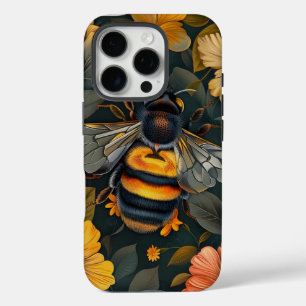 Étui iPhone "Bourdon Élégant et Composition Floral