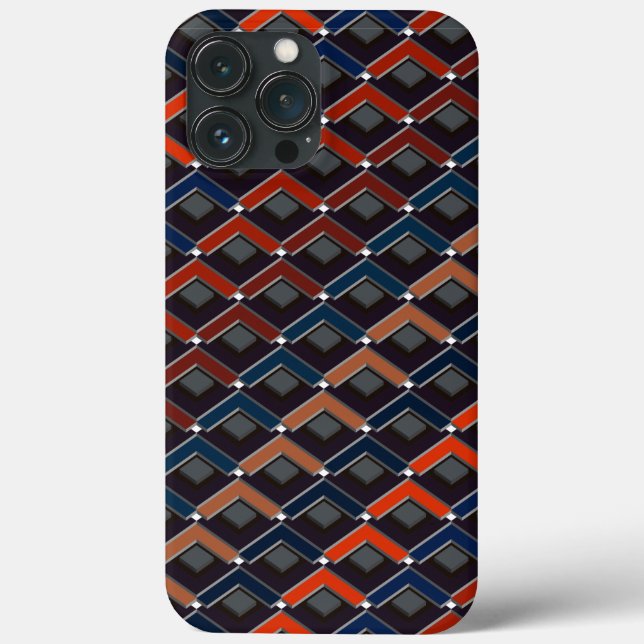 Étui iPhone Case-Mate à marches Karo en zigzag col (Verso)