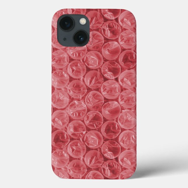 Étui iPhone Case-Mate à motif de papier bulle roug (Verso)