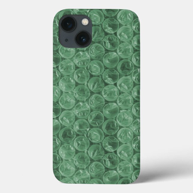 Étui iPhone Case-Mate à motif de papier bulle vert (Verso)