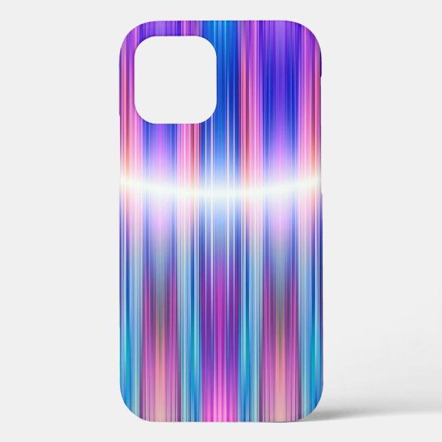 Étui iPhone Case-Mate à motif rayures violettes (Verso)