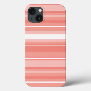 Étui iPhone Case-Mate à rayures corail