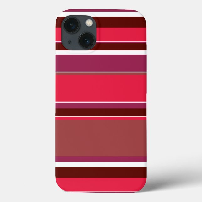 Étui iPhone Case-Mate à rayures rouges (Verso)