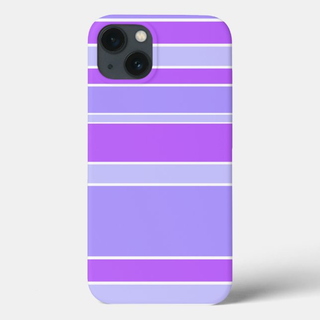 Étui iPhone Case-Mate à rayures violettes (Verso)