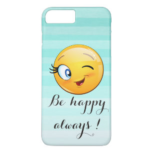 Etui iPhone Case-Mate Adorable Winking Emoji Face-Be heureux toujours
