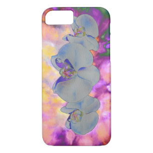 Etui iPhone Case-Mate Aquarelle Abstraite orchidées tropicales
