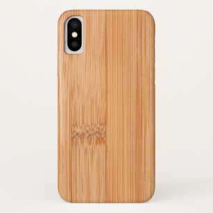 Etui iPhone Case-Mate Cool élégant imprimé en bambou marron clair