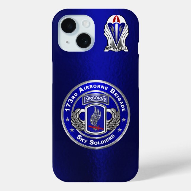 Étui iPhone Case-Mate de la 173e brigade aéroporté (Verso)