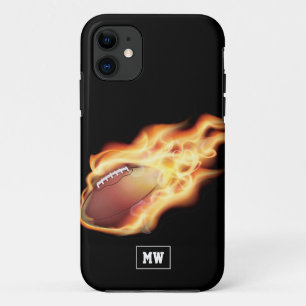 Étui iPhone Case-Mate de rugby monogrammé