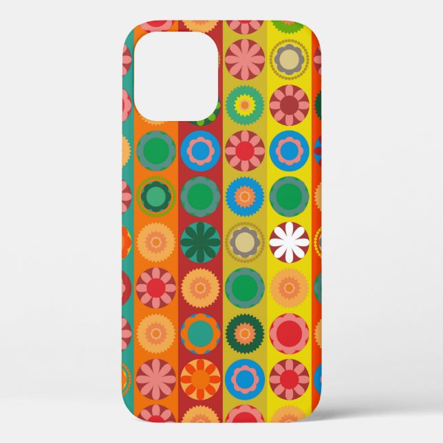 Étui iPhone Case-Mate Fleur Power en rangées (Verso)