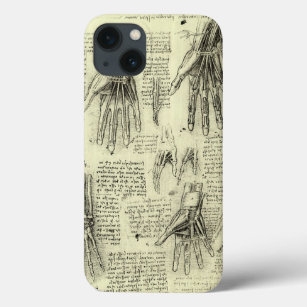 Etui iPhone Case-Mate L'anatomie de la main humaine de Léonard de Vinci