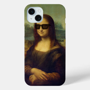 Coque iPhone 15 Mini Le hippie ombrage da Vinci Mona Lisa