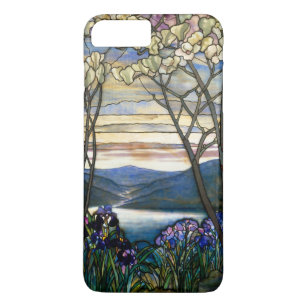 Etui iPhone Case-Mate Magnolias et fenêtre en verre teinté d'iris