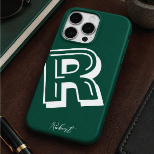 Étui iPhone Case-Mate minimaliste vert moderne ave