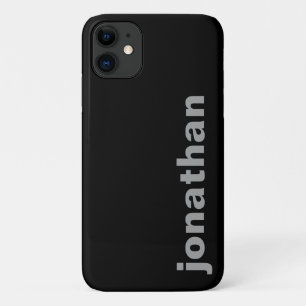 Étui iPhone Case-Mate Monogramme Moderne Noir