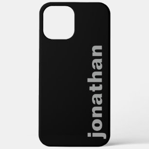 Étui iPhone Case-Mate Monogramme Moderne Noir