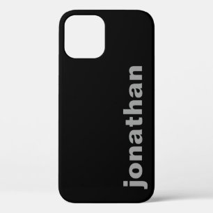 Étui iPhone Case-Mate Monogramme Moderne Noir