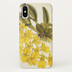 Etui iPhone Case-Mate Orchidée vintage Jaune Oncide, Fleurs Tropicales