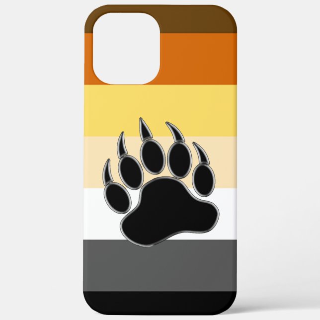 Étui iPhone Case-Mate Patte d'ours Drapeau de la f (Verso)