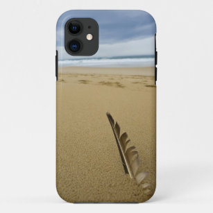 Etui iPhone Case-Mate Vue en gros plan de plume d'oiseau en sable de