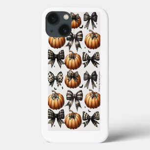 Étui iPhone Citrouilles et Rubans - Halloween Auto