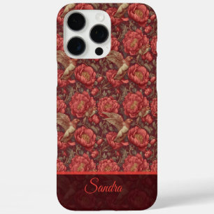 Étui iPhone Classique Pivoines pour Cadeau d'Anniv