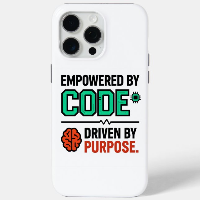 Étui iPhone Code With Purpose (Verso)
