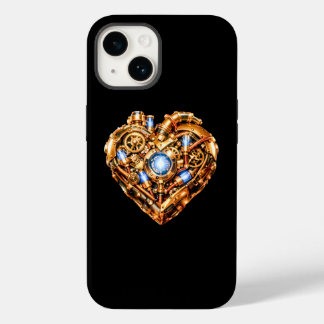 Étui iPhone Cœur Mécanique Steampunk Intriqué