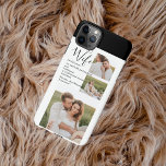 Coque iPhone Collage Couple Photo & Lovely Romantic Wife Cadeau<br><div class="desc">Collage Couple Photo & Lovely Romantic Wife Cadeau</div>
