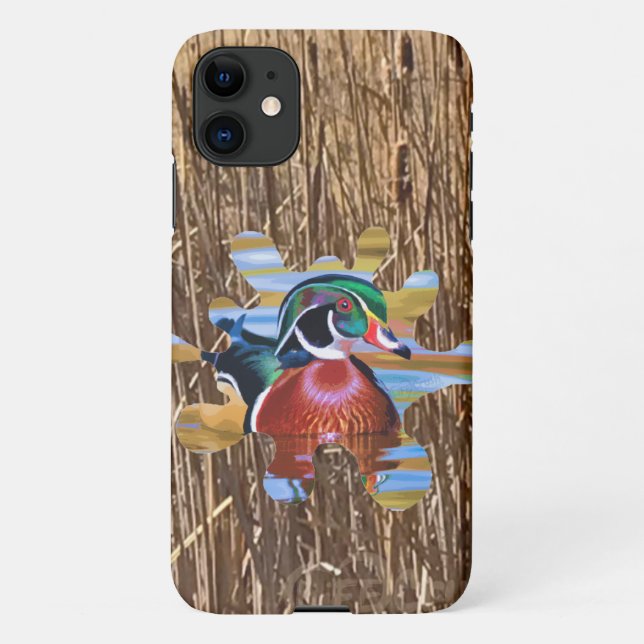 Etui iPhone Coque iphone de canard à bois, Chasse de canard (Dos)