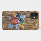 Etui iPhone Coque iphone de canard à bois, Chasse de canard (Dos Horizontal)