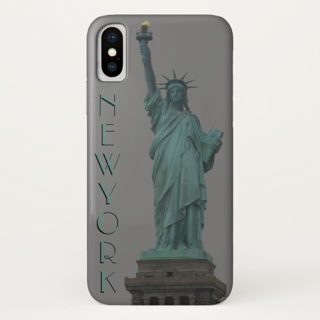 Étui iPhone de New York Statue de la Liberté Souve (Dos)