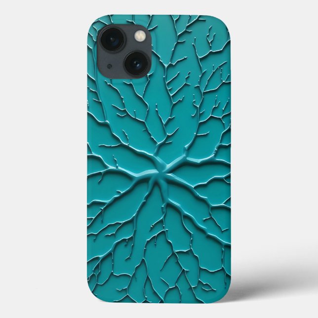Étui iPhone de style organique avec gaufrage sarce (Verso)