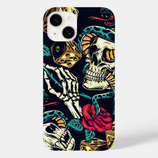 Étui iPhone dessin os de squelette