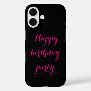 Étui iphone fête d'anniversaire joyeux