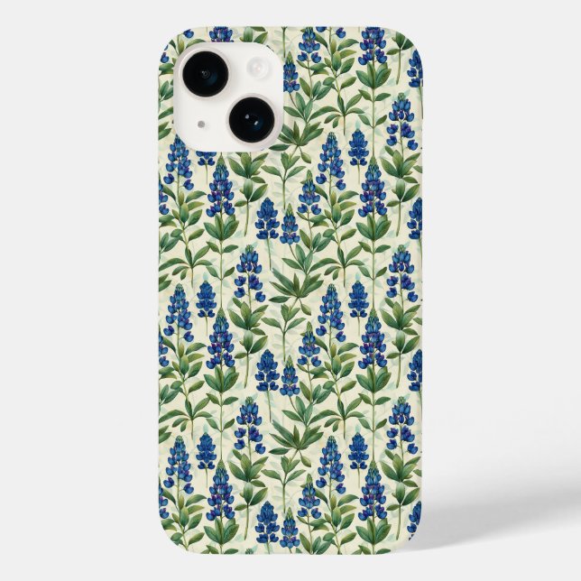 Étui iPhone Fleur de Blue Bonnet du Texas (Verso)