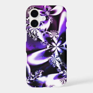 Étui iPhone Fleur Fractale Violette