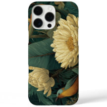 Étui iPhone floral botanique vintage | Élégant