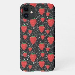 Coque iPhone Fruits de fraises rouges Amateurs de baies sucrées