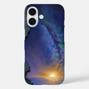 Étui iPhone Galaxie Voie Lactée Océan Coucher de S