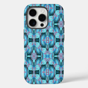Étui iPhone / iPad Art Moderne en Bleu