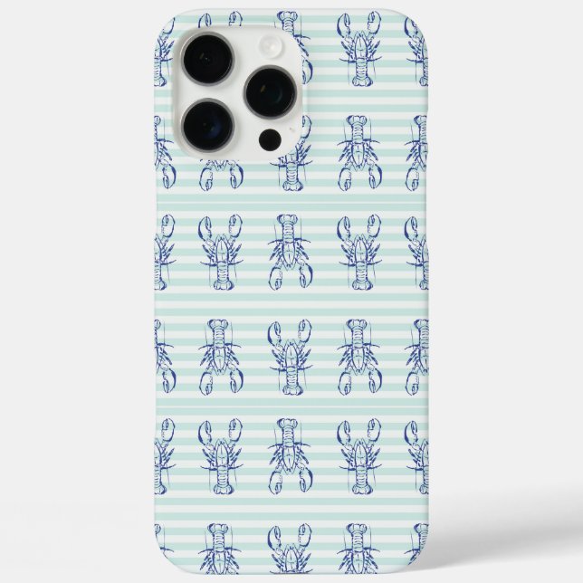 Étui iPhone / iPad Blue Lobsters (Verso)